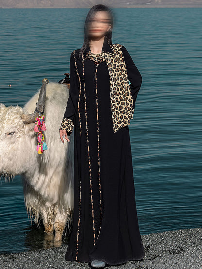 BA5237 Black Pietersite Dress