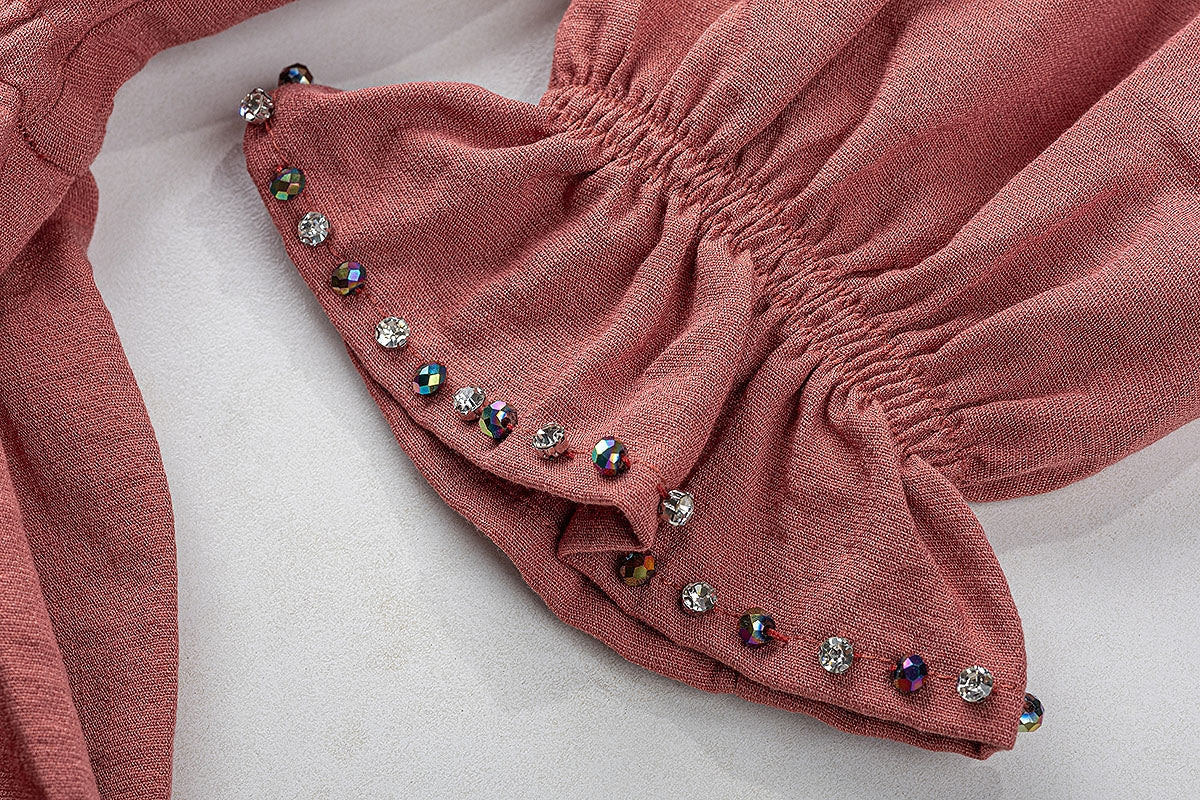 BA6004 Pink Pulchritudinous Dress