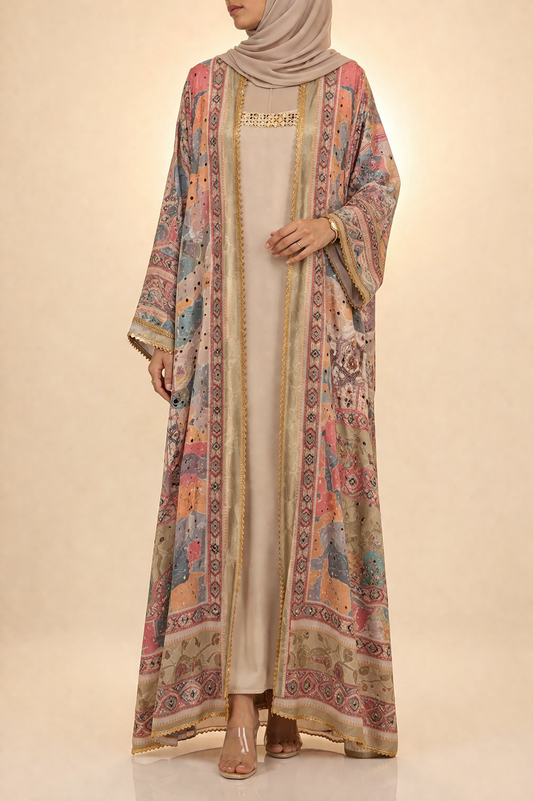 Rainbow Zareen Abaya