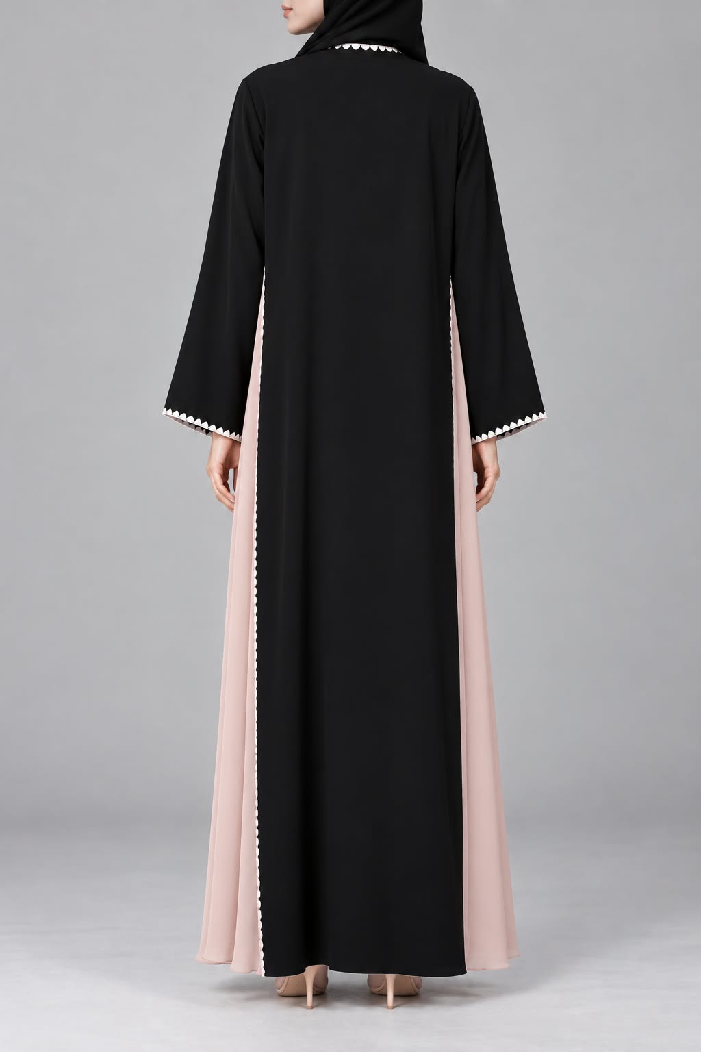 Pink Piceous Abaya