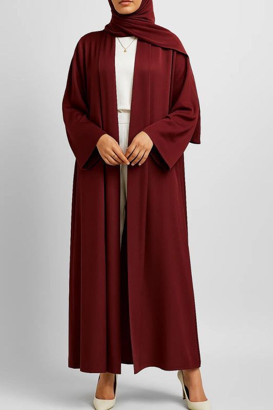 Maroon Mira Abaya