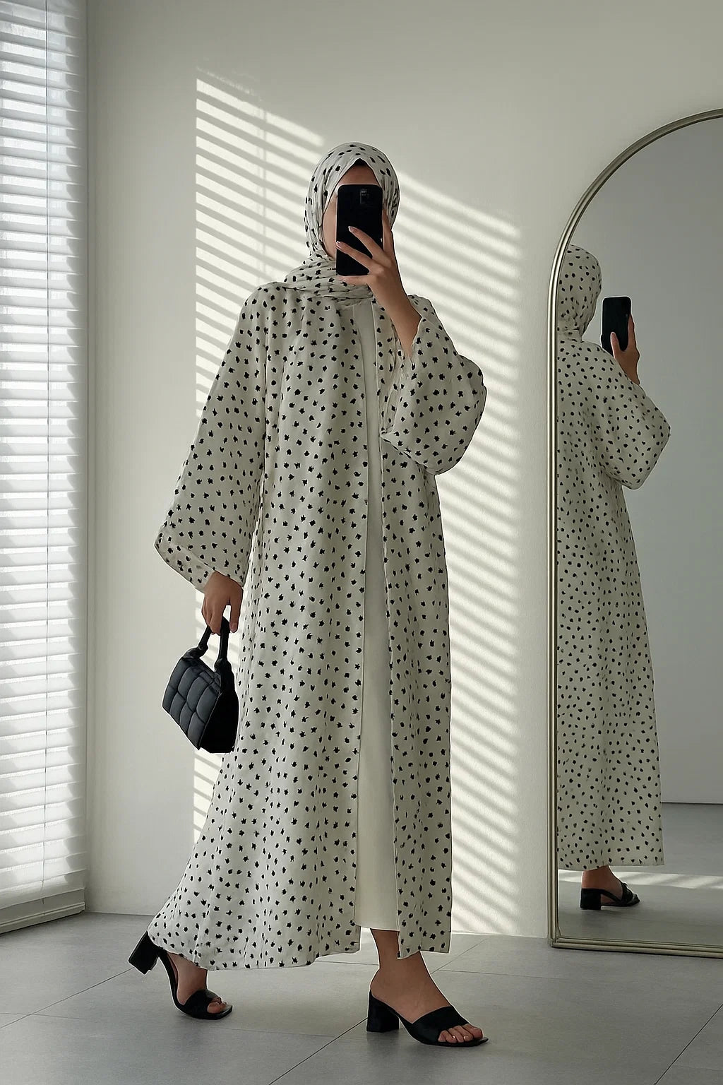 Polka Dot Kimono Set