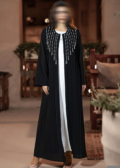 BA4083 Black Starlight Abaya