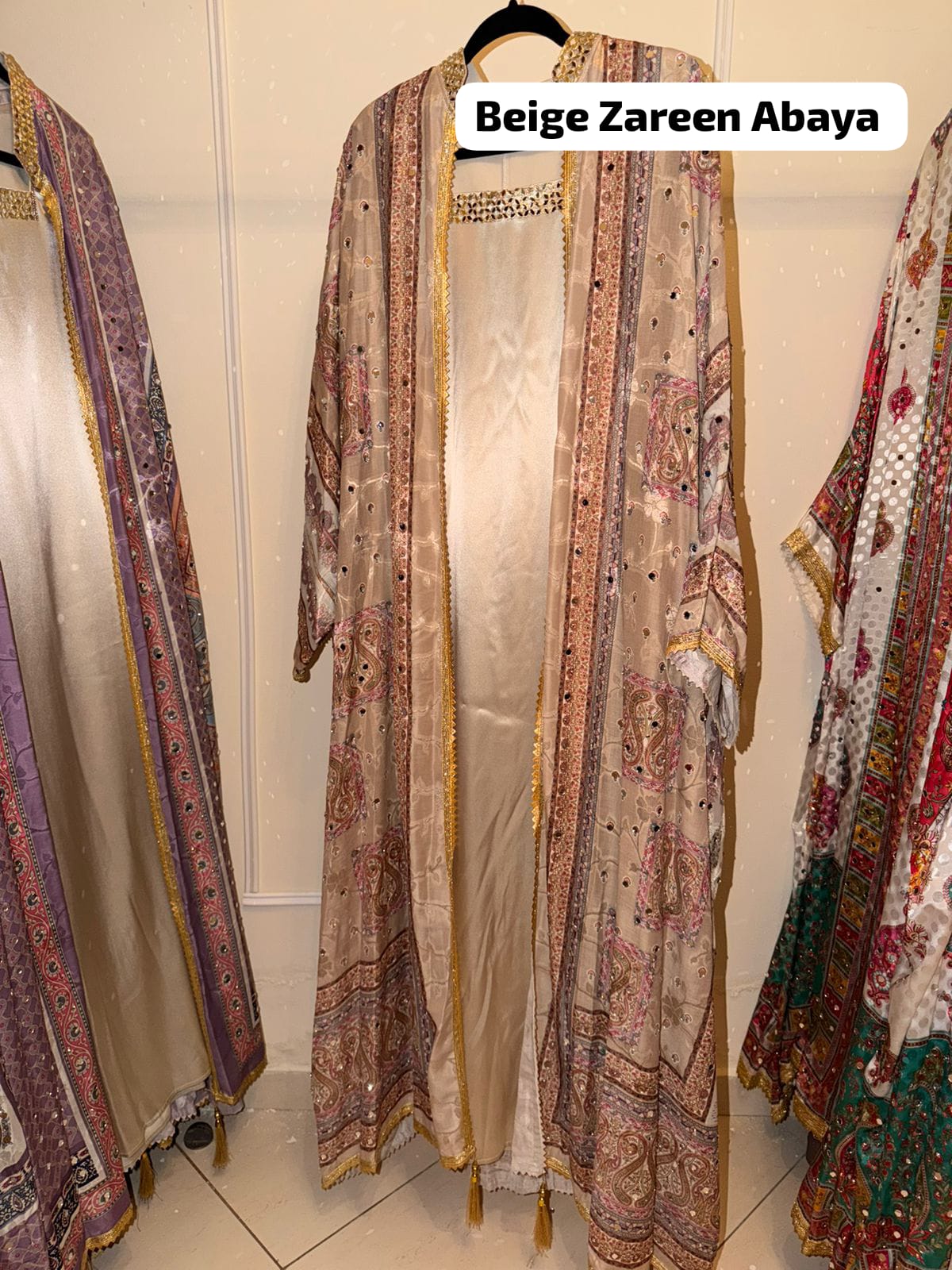 Beige Zareen Abaya