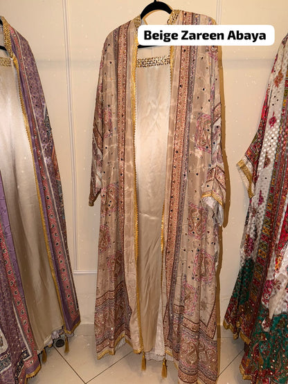 Beige Zareen Abaya