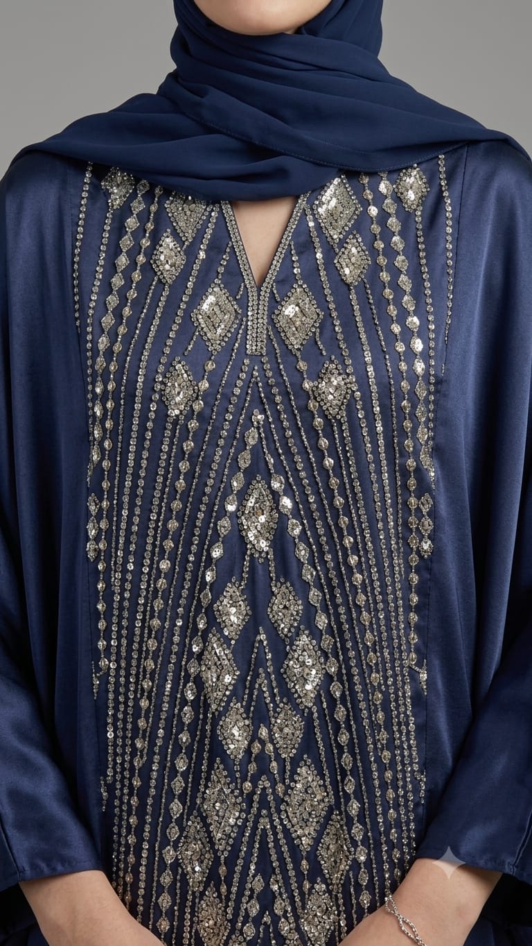 Blue Ameera Abaya