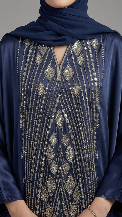 Blue Ameera Abaya