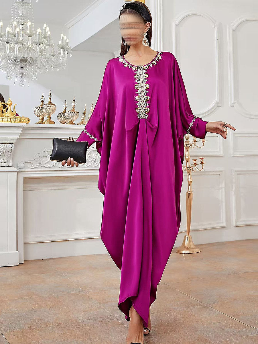 BA122 Pink Orchid Kaftan