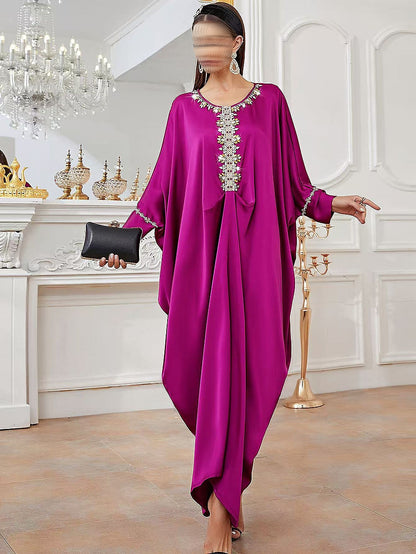 BA122 Pink Orchid Kaftan