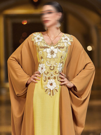 BA4128 Yellow Resplendence Kaftan