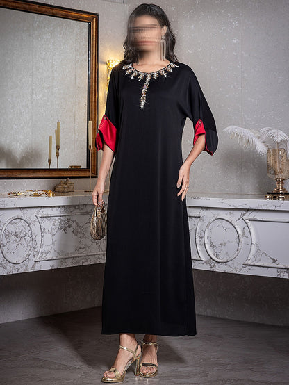 BA5176 Black Rhodonite Dress