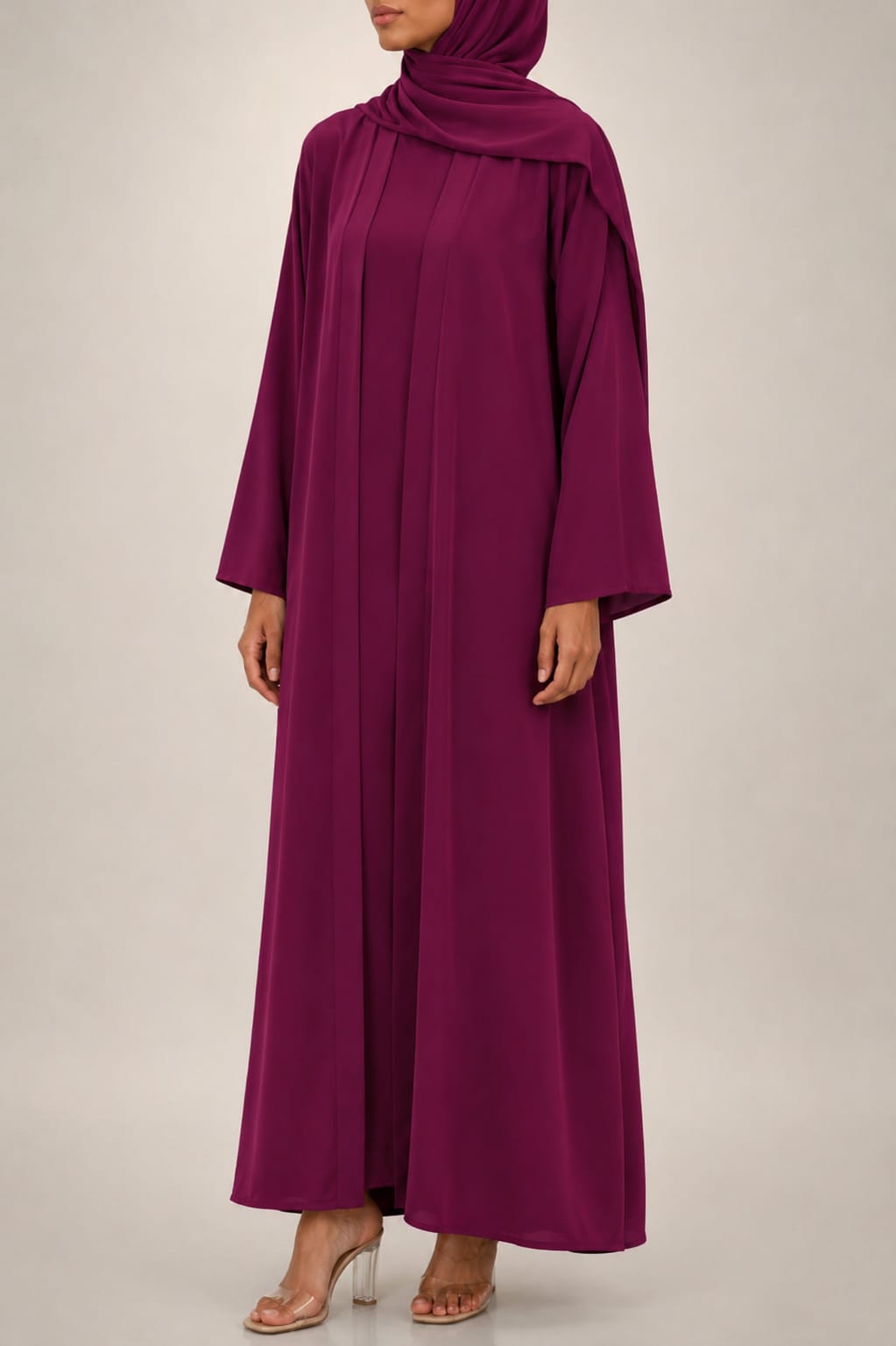 Red Mira Abaya