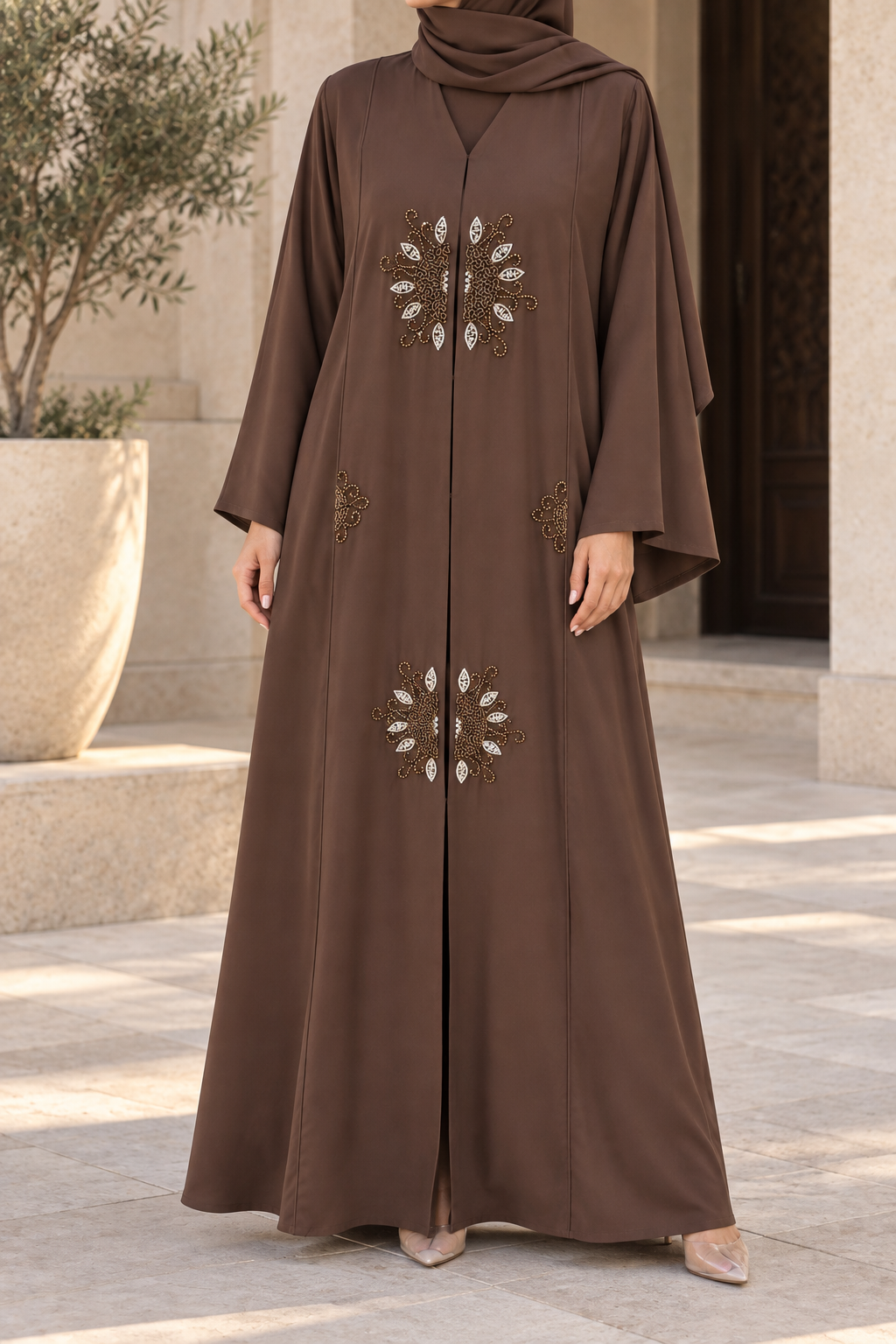 Brown Soraya Abaya E13S