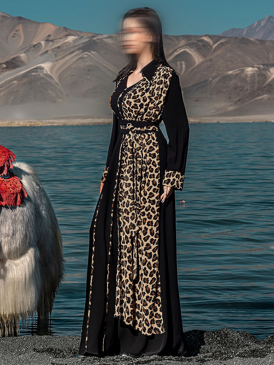 BA5237 Black Pietersite Dress