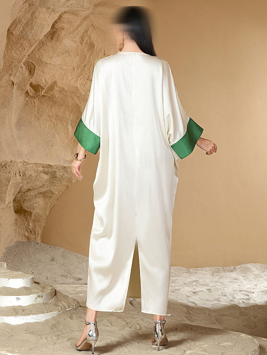 BA5078 White Oasis Kaftan