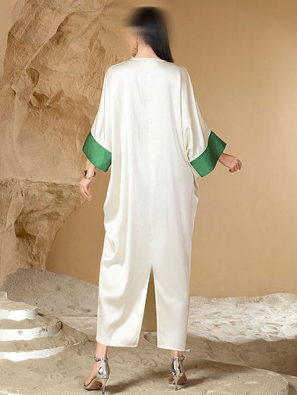 BA5078 White Oasis Kaftan