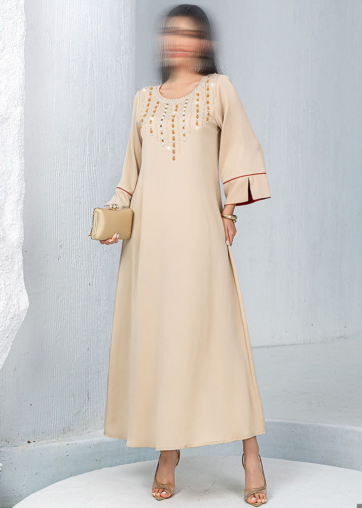 BA5239 Beige Aragonite Dress