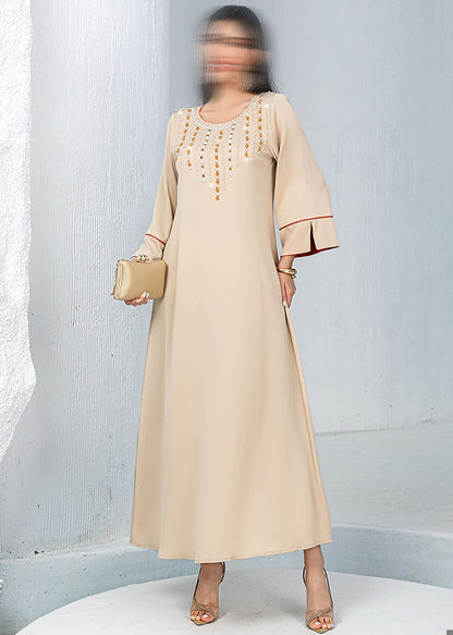 BA5239 Beige Aragonite Dress