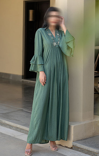 BA5030 Green Olivine Dress