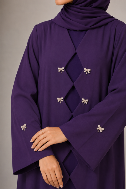 Purple Aura Abaya