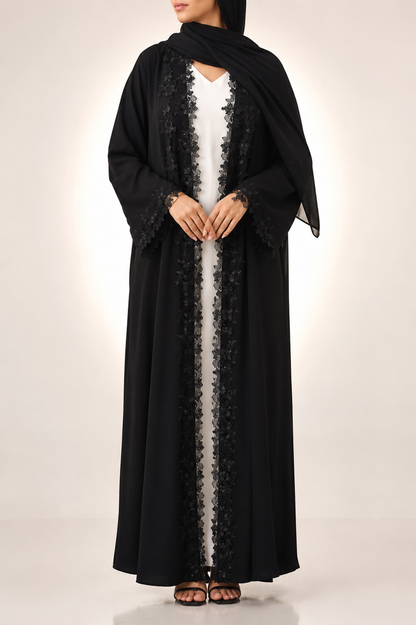 Al-Layl lace abaya S19M