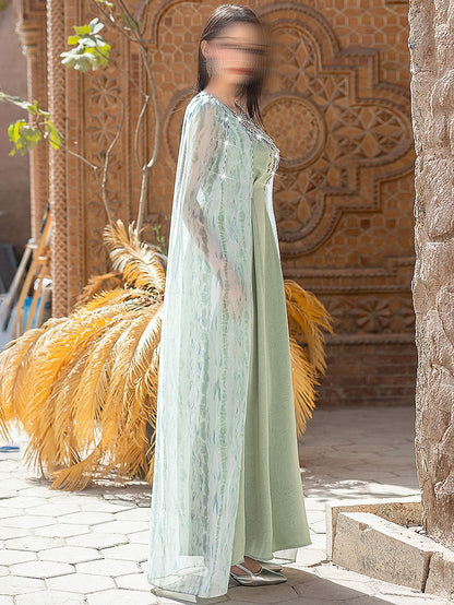 BA5189 Green Fulgent Dress