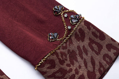 BA6052 Burgundy Majesty Dress