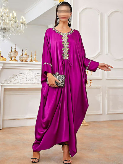 BA122 Pink Orchid Kaftan