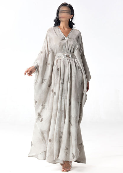 BA5006 Gray Aura Kaftan