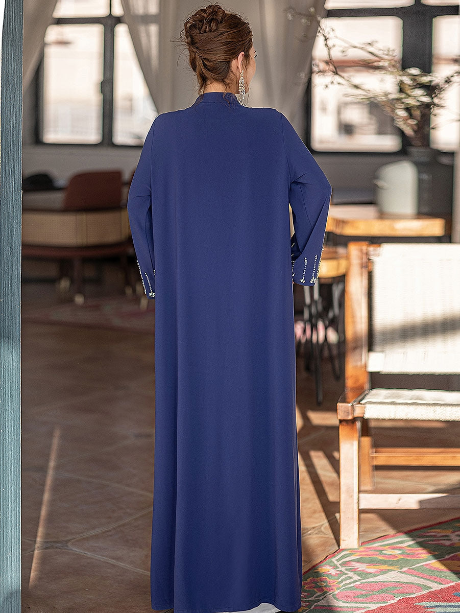 BA5230 Blue Tanzanite Abaya