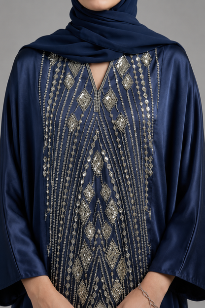 Blue Ameera Abaya