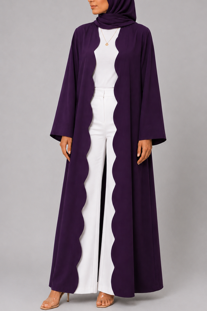 Purple Wave Abaya