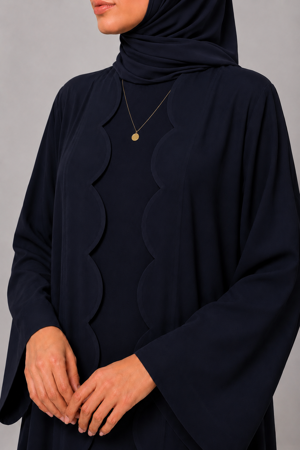 Blue Wave Abaya
