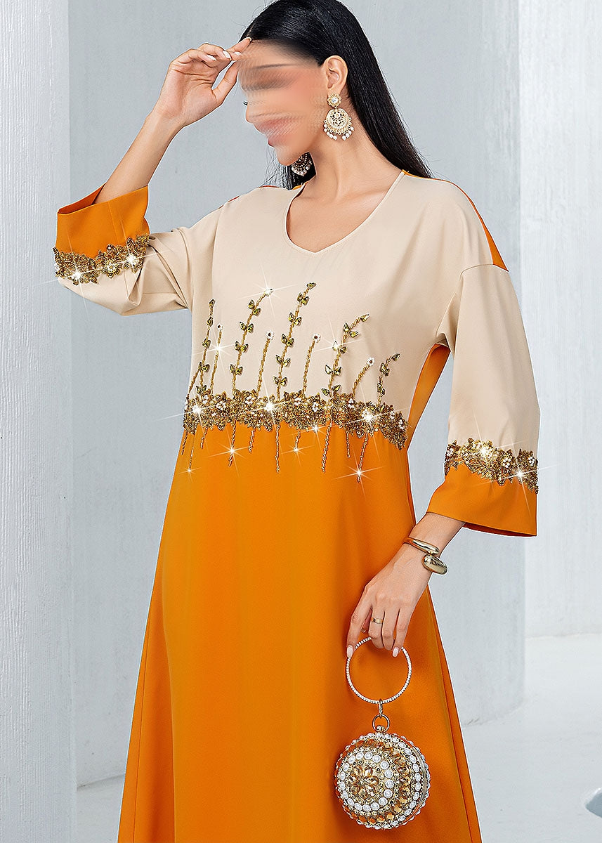 BA5138 Orange Dawn Dress