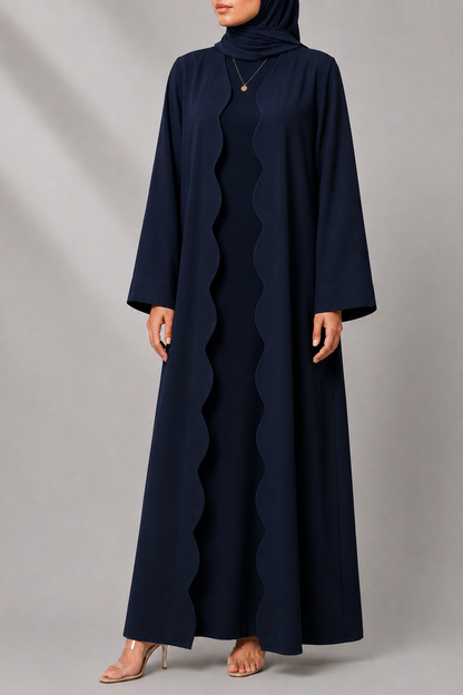 Blue Wave Abaya