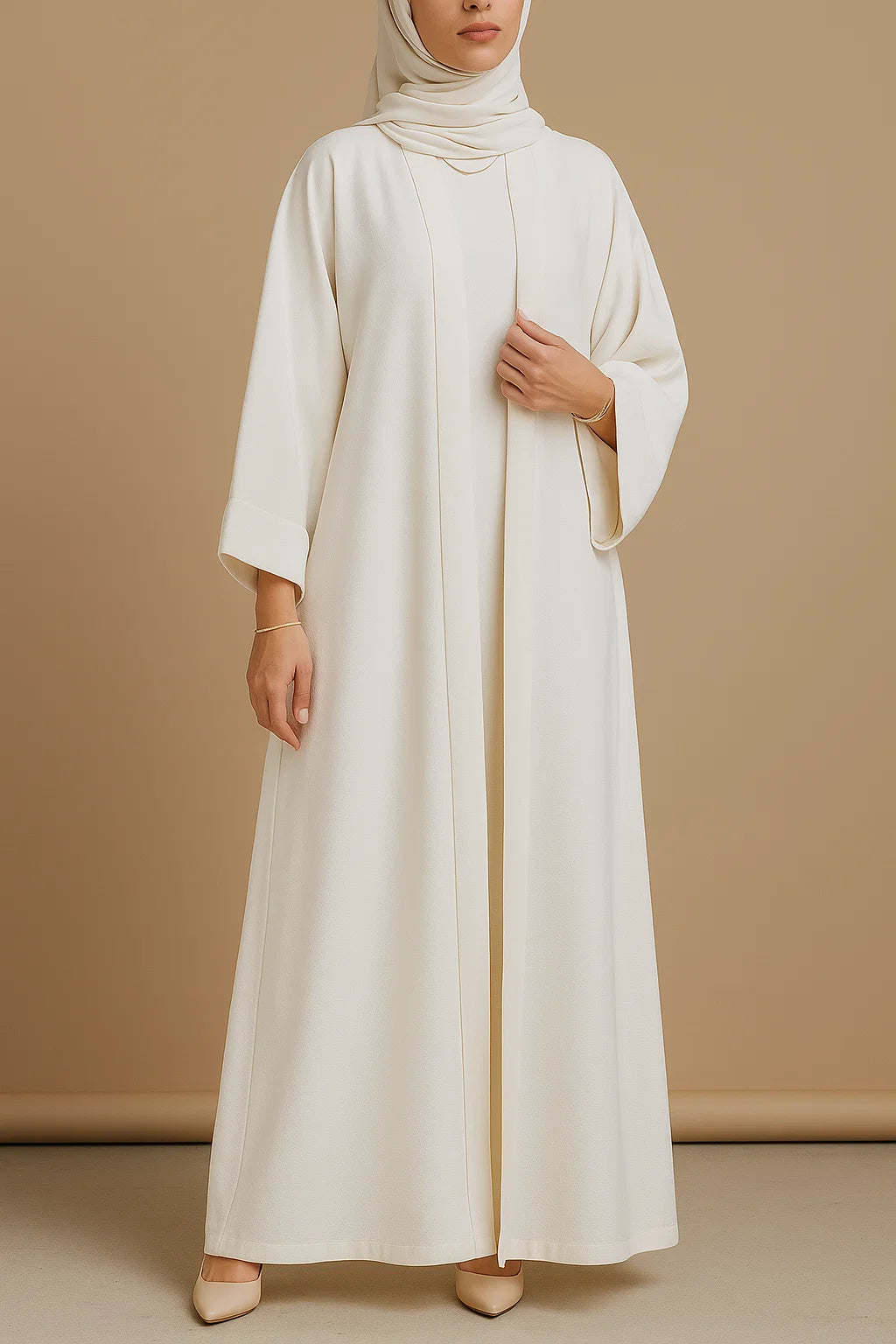White yara abaya
